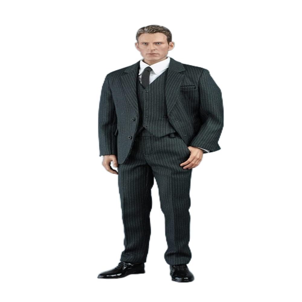 1/6 Scale Male Clothes,Men's Tailored Suit Costume Clothing for 12inch Male Muscle Action Figure Body (Stripe Version)