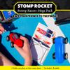 Stomp Racers Air Powered Race Cars by Stomp Rocket, 4 Car Mega Pack - Dueling Stomp Racers Toy Car Launcher - Fun Backyard & Outdoor Multi-Player Kids Toys Gifts for Boys, Girls & Toddlers view 2