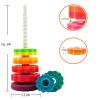 BYFWH Baby Spin Stack Toy,Premium Stacking Toy for Kids, Spinning Stacking Toy for Babies and Toddlers,Educational Toddler Learning Toy,Baby 1 2 3 Birthday Gifts,Autism Sensory Spinning Toy view 2