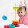BYFWH Baby Spin Stack Toy,Premium Stacking Toy for Kids, Spinning Stacking Toy for Babies and Toddlers,Educational Toddler Learning Toy,Baby 1 2 3 Birthday Gifts,Autism Sensory Spinning Toy view 3