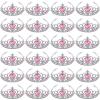 Zhanmai 24 Pcs Tiara Crown Set Princess Crown for Girls Plastic Tiaras Dress up Costume Party Favor Accessories Kid Birthday (Pink) view 1