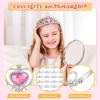 Zhanmai 24 Pcs Tiara Crown Set Princess Crown for Girls Plastic Tiaras Dress up Costume Party Favor Accessories Kid Birthday (Pink) view 3
