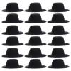 Toddmomy Mini Felt Top Hats, 20pcs Black Miniature Hats for DIY Decoration, Party Supplies, Christmas Decoration view 1