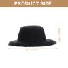 Toddmomy Mini Felt Top Hats, 20pcs Black Miniature Hats for DIY Decoration, Party Supplies, Christmas Decoration view 4