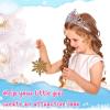 Zhanmai 24 Pcs Tiara Crown Set Princess Crown for Girls Plastic Tiaras Dress up Costume Party Favor Accessories Kid Birthday (Blue, Purple, Pink, Rose Red) view 4