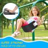 AGPTEK Swing Seat, 30.4 x 6 x 0.27 Inch Yard Swing for Boys and Girls & Adults with Metal Triangle Ring - Black (113KG /250LB Weight Limit) view 2