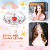 Zhanmai 24 Pcs Tiara Crown Set Princess Crown for Girls Plastic Tiaras Dress up Costume Party Favor Accessories Kid Birthday (Bright Colors) view 2