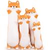 Stuffed Animal Shiba Inu Plush Toy, 90 cm / 35.4 inch Soft Long Akita Body Pillow Corgi Kawaii Plush Dog Soft Pillow Gifts for Boys Girls view 1