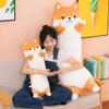 Stuffed Animal Shiba Inu Plush Toy, 90 cm / 35.4 inch Soft Long Akita Body Pillow Corgi Kawaii Plush Dog Soft Pillow Gifts for Boys Girls view 2