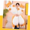 Stuffed Animal Shiba Inu Plush Toy, 90 cm / 35.4 inch Soft Long Akita Body Pillow Corgi Kawaii Plush Dog Soft Pillow Gifts for Boys Girls view 3