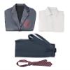AwwwCos Cosplay Costume School Uniform Suit Halloween Party Outfits Jacket Shirt Dress Tie D 140 view 3