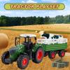 Peagprav Farm Toys Tractor with Trailer-16.5 Inches Tractor Playset 1/24 Scale Gripper Frontloader Spreader for Boys Kids Toddlers Age 3-7 Years Old view 3
