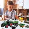 Peagprav Farm Toys Tractor with Trailer-16.5 Inches Tractor Playset 1/24 Scale Gripper Frontloader Spreader for Boys Kids Toddlers Age 3-7 Years Old view 4