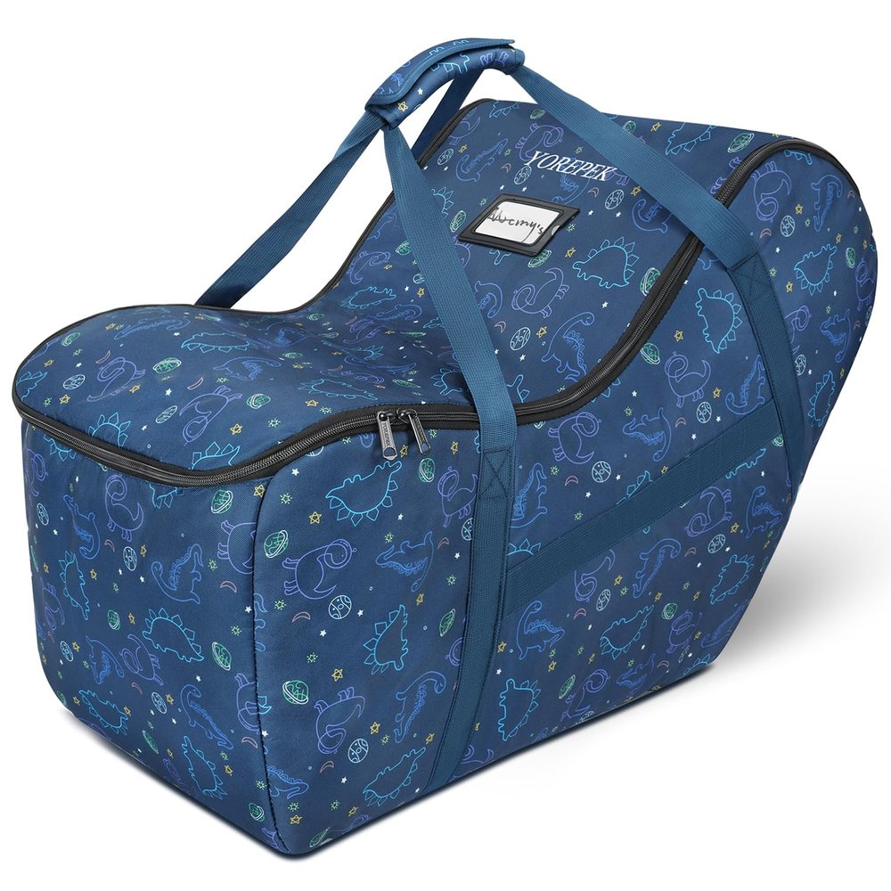 YOREPEK Infant Car Seat Travel Bag Compatible with Nuna Pipa Car Seat and Base,Fit for Graco SnugRide 35 Lite and Base,Car Seat Carrier for Airport,Carseat Travel Cover for Baby Travel Essentials,BLUE