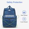YOREPEK Infant Car Seat Travel Bag Compatible with Nuna Pipa Car Seat and Base,Fit for Graco SnugRide 35 Lite and Base,Car Seat Carrier for Airport,Carseat Travel Cover for Baby Travel Essentials,BLUE view 3