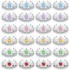 Zhanmai 24 Pcs Tiara Crown Set Princess Crown for Girls Plastic Tiaras Dress up Costume Party Favor Accessories Kid Birthday (Blue, Purple, Pink, Rose Red, Yellow, Green) view 1