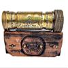 VETERIS Handmade Nautical Brass Antique Finish Kaleidoscope with Leather Box Gift for Everyone Children Toy view 1
