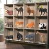 FRUSE Safari Animals Figures Toys, 12PCS Wild Zoo Figurines, Realistic African Jungle Playset With Panda, Lion, Elephant, Educational Learning Toys for Toddlers Kids 3-5 view 2