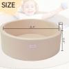 Crenailro Beige Foam Ball Pit for Toddlers, 35 Inch Baby Ball Pit Soft Round and Easy to Set or Clean, Baby Playpen Ball Pool is Ideal Gift for Kids-Balls NOT Included view 3