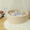 Crenailro Beige Foam Ball Pit for Toddlers, 35 Inch Baby Ball Pit Soft Round and Easy to Set or Clean, Baby Playpen Ball Pool is Ideal Gift for Kids-Balls NOT Included view 4