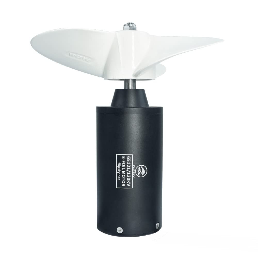 Flipsky Inrunner Brushless DC 65121 Motor 130KV 3700W 12MM Round with Thread Propeller for Surfing Boat Underwater Thruster |Hydro | Efoil