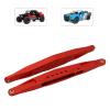 1/10 RC Trailing Arm,High Hardness Aluminum Alloy 2PCS Rear Lower Trailing Arms Set Heat for Hammer Rey (Red) view 2