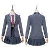 AwwwCos Cosplay Costume School Dress Uniform Suit Halloween Party Outfits Jacket Shirt Dress Tie C 110 view 4