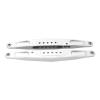 1/10 RC Trailing Arm, 2PCS Sturdy Construction High Strength Rear Lower Trailing Arms Heat for Losi Baja Rey Hammer Rey (Silver) view 3
