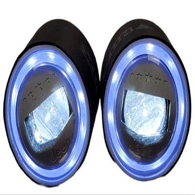 NHX RC Round Headlight LED Set - White Blue Ring
