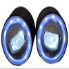 NHX RC Round Headlight LED Set - White Blue Ring view 1