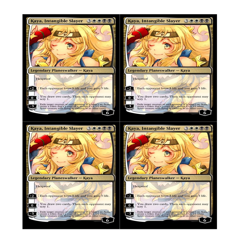 4x | Kaya, Intangible Slayer | Anime | Foil or Non-Foil (Foil)