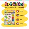 Bright Stripes Art on The Go Collage Fun Jungle Theme Travel Kit for Kids Ages 3+| Mess-Free Activity with Crayons, Stickers & Coloring Book | Tear & Collage | Portable Set for Toddler & Preschooler view 2