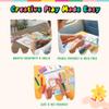 Bright Stripes Art on The Go Collage Fun Jungle Theme Travel Kit for Kids Ages 3+| Mess-Free Activity with Crayons, Stickers & Coloring Book | Tear & Collage | Portable Set for Toddler & Preschooler view 4