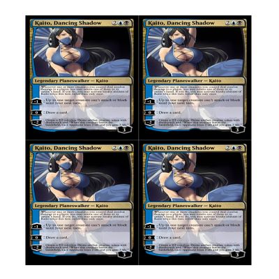 4x | Kaito, Dancing Shadow | Anime | Foil or Non-Foil (Non Foil)