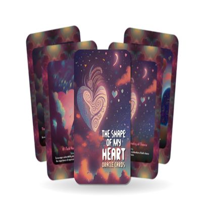 Ibiza Tarot The Shape of My Heart - Oracle Cards | Fortune Telling Oracle Deck for Beginners | Authentic Oracle Reading Experience - Set of 24 Cards
