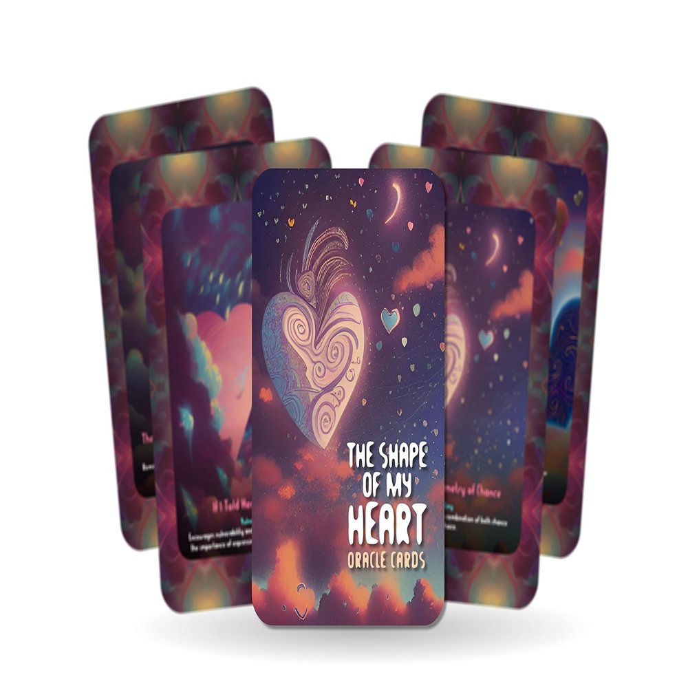 Ibiza Tarot The Shape of My Heart - Oracle Cards | Fortune Telling Oracle Deck for Beginners | Authentic Oracle Reading Experience - Set of 24 Cards