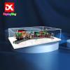 Acrylic display case compatible with Winter Holiday Train 10254 (With Theme Background) (Model Set is not Included) view 3