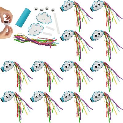 Rainbow Craft Tube Blower Craft Kit, Makes 12