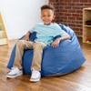 Jaxx Gumdrop Jr. Kids Bean Bag for Early Childhood & Educational Environments, Premium Vinyl - Royal Blue view 1