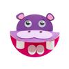 Fun Express Chomping Paper Plate Hippo Craft Kit, Makes 12 - VBS Vacation Bible School Supplies/Decor view 1