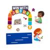 Fun Express 3D Board Game VBS Win with Jesus Stand-Up Craft Kit - VBS Vacation Bible School Supplies/Decor, Makes 12 view 2