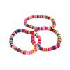 Fun Express Rainbow Disc Bead Bracelets, 12 Pieces view 1