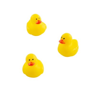 Fun Express Micro Rubber Ducks, 24 Pieces - Yellow