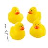 Fun Express Micro Rubber Ducks, 24 Pieces - Yellow view 3