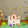 Fun Express Color Your Own 3D Mermaid Castle, Makes 6 - Black & White view 2