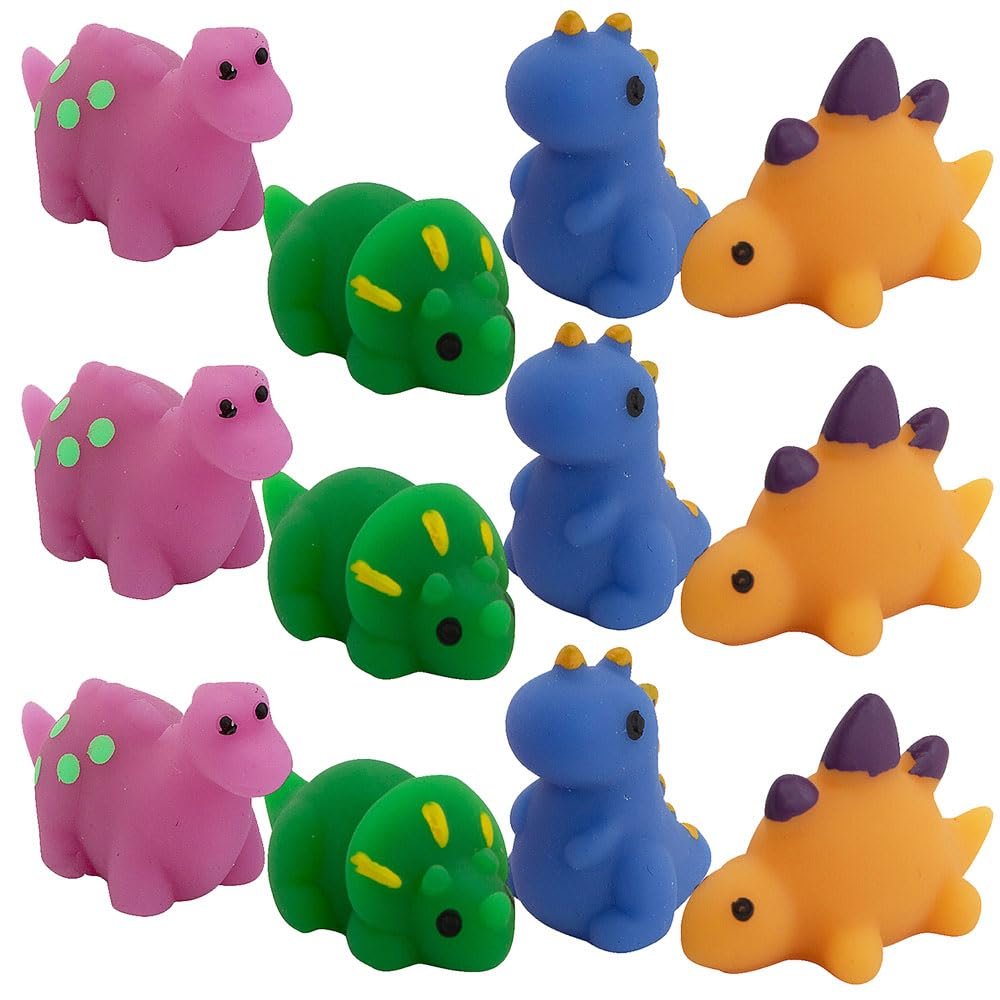Dinosaur Mochi Squishies, 12 Pieces