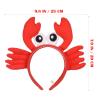 Gatuida Crab Headband, Crab Hat Lobster Hat Funny Headbands Red Crab Hair Band Decorative Headdress Party Favors Fun Headbands for Women Christmas Decor Cosplay Party Photo Props view 3