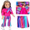 ZITA ELEMENT 11 Pcs American Doll Clothes Dress and Accessories for 18 inch Doll - 5 Sets Outfits + 2 Pairs Random Style Shoes view 4