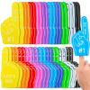 100 Pieces Mini Foam Finger Football Party Favors #1 Sports Fan Foam Finger Football Party Supply Basketball Baseball Soccer Sporting Events Supplies(Multicolor) view 1