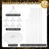 JOYYPOP 12 Sets Balloon Stand Kit For Table, Balloon Sticks with Base Birthday Graduation Party Decorations Wedding view 2